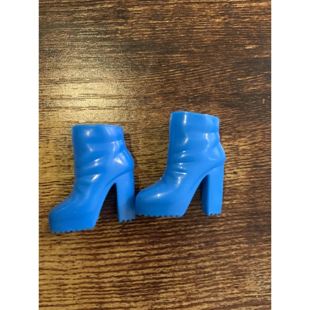 Barbie Fashion Avenue Vintage Ankle Gogo Boots Blue 1990's